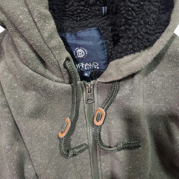 Buffalo Mens David Bitton Jacket XL Green - Picture 2 of 9